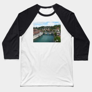 The River Aare, Bern, Switzerland Baseball T-Shirt